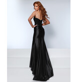 KATE PARKER Fitted, strapless, corset bodice, waist ruching, lace bodice 26018