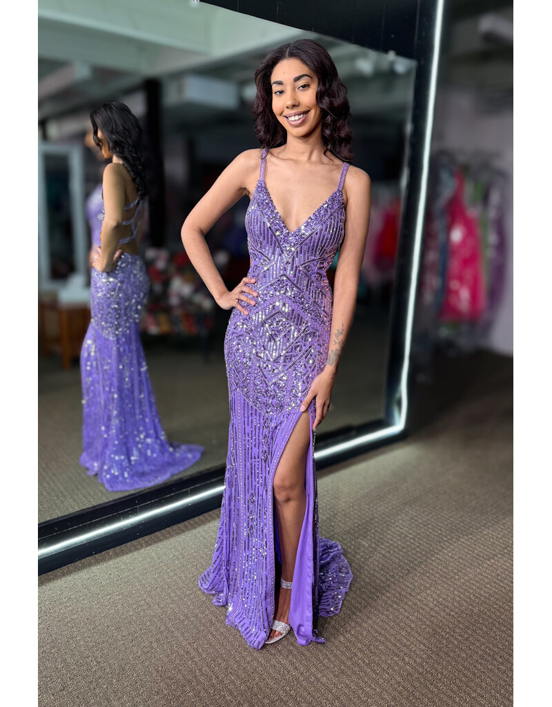 PAUL REKHI Beaded tank cut out strappy back 522610