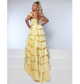 KATE PARKER Off the shoulder satin ruffle a-line 26302