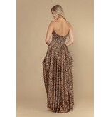 Strapless bubble hem high low gown 2526086