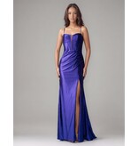 Corset bodice fully beaded fitted w/slit 1617