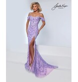 GLITTER MESH W/ OFF THE SHLDR STRAP 3273