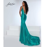 FIT & FLARE, OPEN BACK, W/ BEADED DETAIL 3207