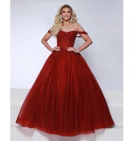 KATE PARKER Off the shoulder lace corset bodice ballgown 26040