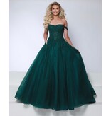 KATE PARKER Off the shoulder lace corset bodice ballgown 26040