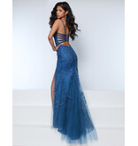 KATE PARKER Lace tank strap lace fit n flare tulle gown 25935