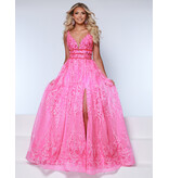 KATE PARKER Sequin Tank V-neck glitter ballgown 26323