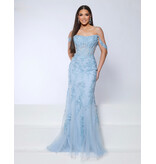 KATE PARKER Beaded lace fitted off the shoulder corset 26038