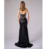 SATIN, SPG STRAP, CORSET BODICE, FITTED 4452