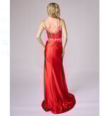 SATIN, SPG STRAP, CORSET KEYHOLE 4453