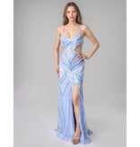 BEADED, CUT OUT WAIST, 9214N