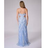 BEADED, CUT OUT WAIST, 9214N