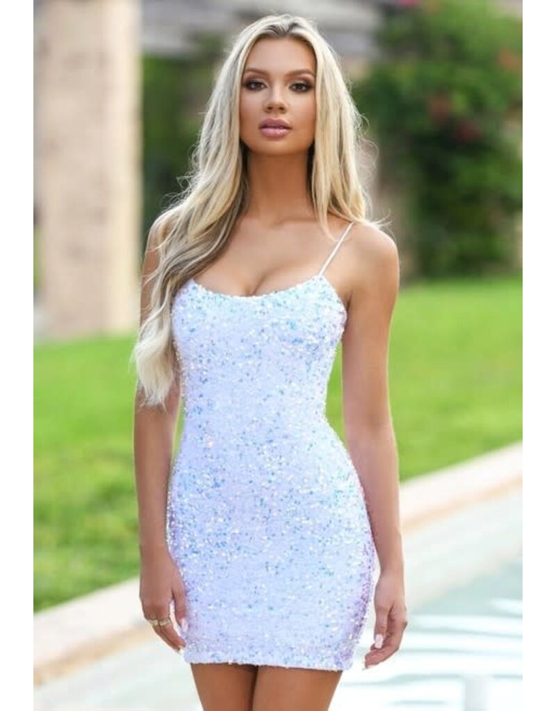 VELVI SEQUIN, TNK STRP, FITTED JULIETTE