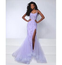 KATE PARKER Lace tank corset bodice tulle mermaid gown 26042