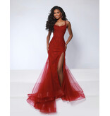 KATE PARKER Lace tank corset bodice tulle mermaid gown 26042