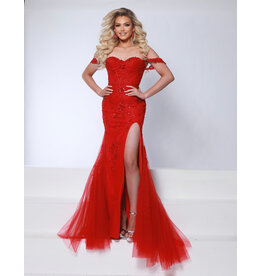 KATE PARKER Off the shoulder beaded lace mermaid 26033