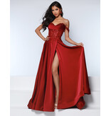 KATE PARKER Off the shoulder lace corset bodice a-line gown 26262