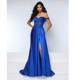 KATE PARKER Off the shoulder lace corset bodice a-line gown 26262