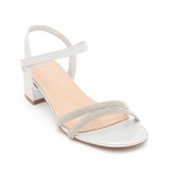 Low Block heel double rhinestone toe strap HAZEL-70