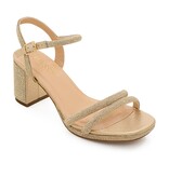 Ankle Strap Open Toe Low Block Heel NELLY-10