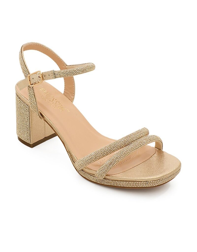 Ankle Strap Open Toe Low Block Heel NELLY-10