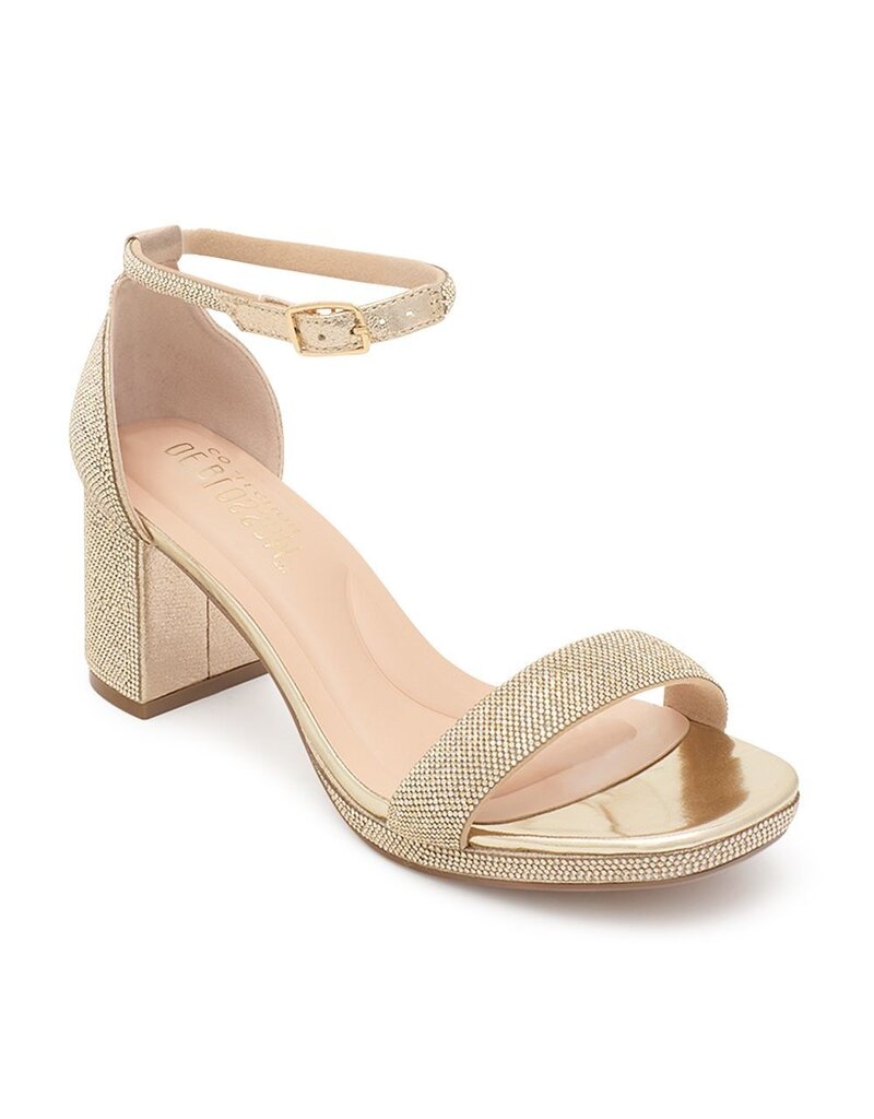 Rhinestone block 2.5" platform heel NELLY-138