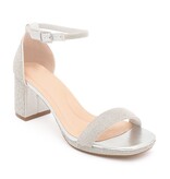 Rhinestone block 2.5" platform heel NELLY-138