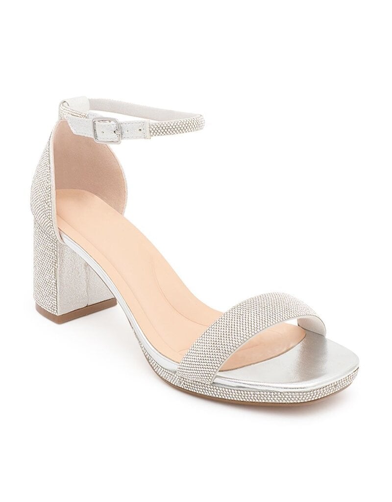 Rhinestone block 2.5" platform heel NELLY-138