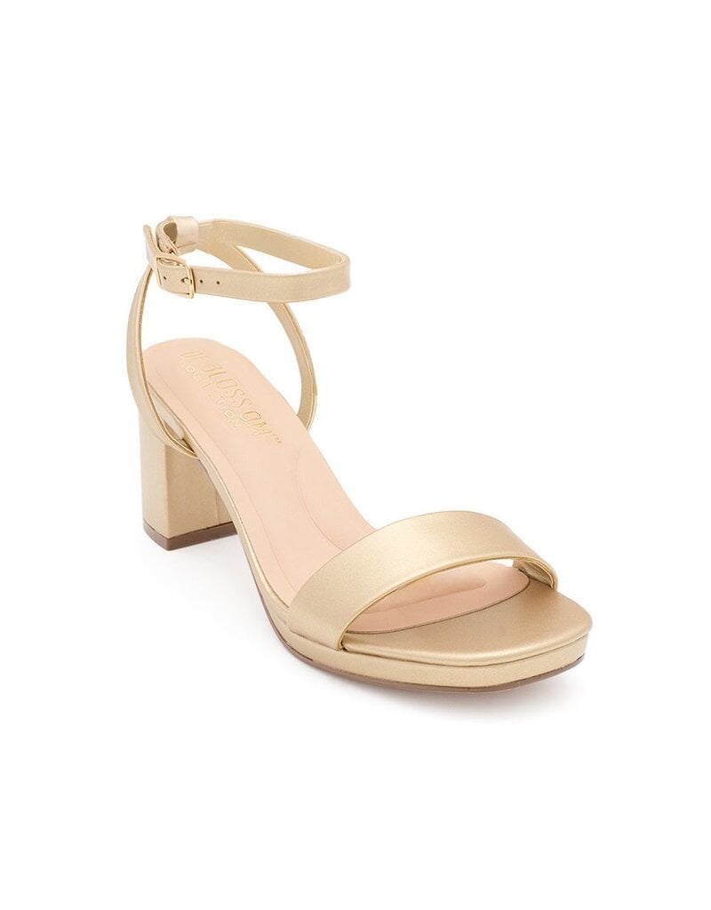 Block heel 2.5" w/platform Ankle strap NELLY-146