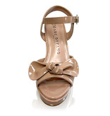 MARC DEFANG Peep toe kids heels accent BOW