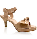 MARC DEFANG Peep toe kids heels accent BOW