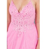 A-line gown w/ open back 8275J