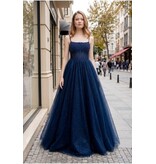 Elegant corset tulle a-line gown 8459J