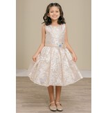Sleeveless jacquard dress 9169