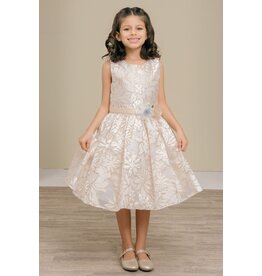 Sleeveless jacquard dress 9169