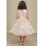 Sleeveless jacquard dress 9169