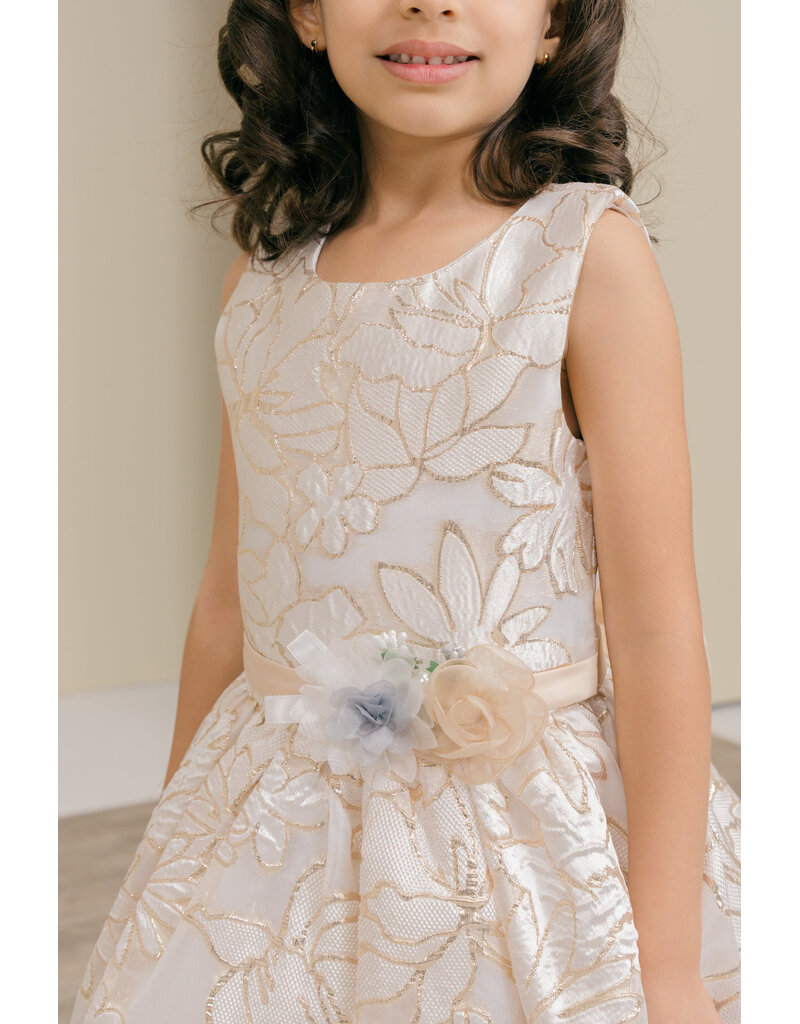 Sleeveless jacquard dress 9169