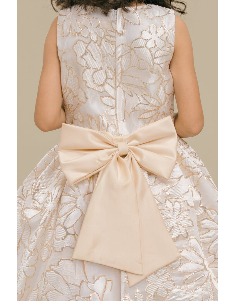 Sleeveless jacquard dress 9169