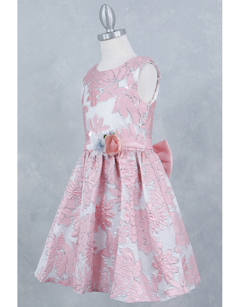Sleeveless jacquard dress 9169