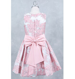 Sleeveless jacquard dress 9169