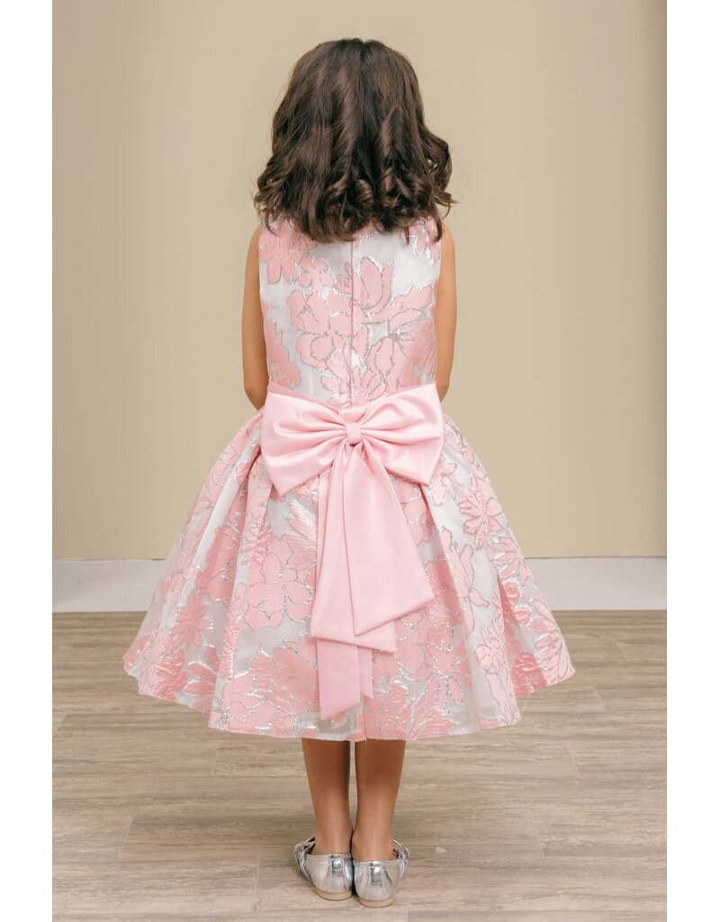 Sleeveless jacquard dress 9169