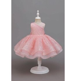 PrimaVibe One shoulder sequin tulle dress 612665