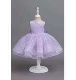 PrimaVibe One shoulder sequin tulle dress 612665