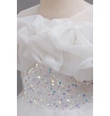 PrimaVibe Sequined Tulle Long Dress 612608