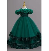 PrimaVibe Sequined Tulle Long Dress 612608