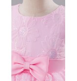 PrimaVibe Sleeveless embroidered lace tiered gown 612675