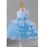 PrimaVibe Sleeveless embroidered lace tiered gown 612675