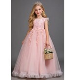 PrimaVibe Ruffle hem tulle gown 622641