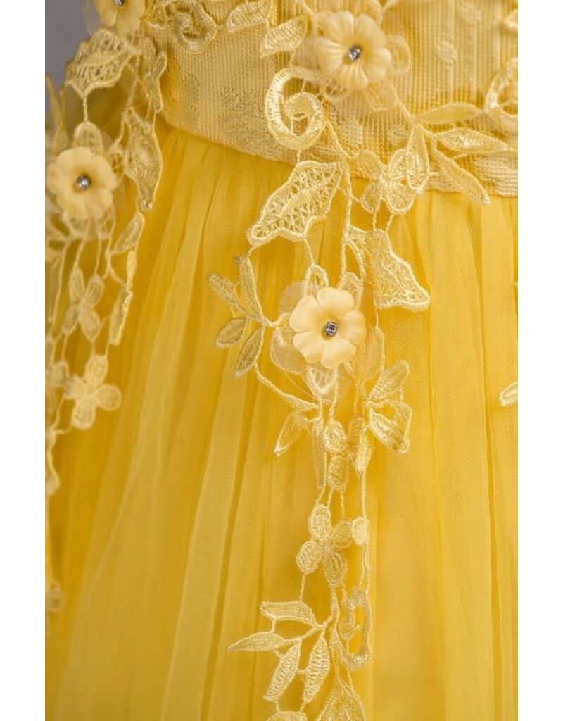PrimaVibe Ruffle hem tulle gown 622641