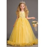 PrimaVibe Ruffle hem tulle gown 622641